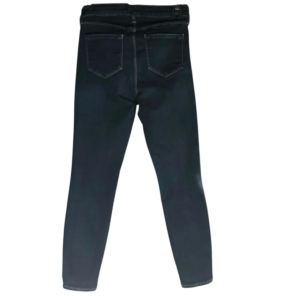 L'AGENCE Margot Skinny High Rise in Midnight Size 26 - Picture 8 of 11